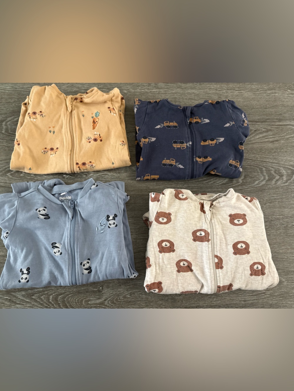 Pekkle pajamas bundles of 4 12 months